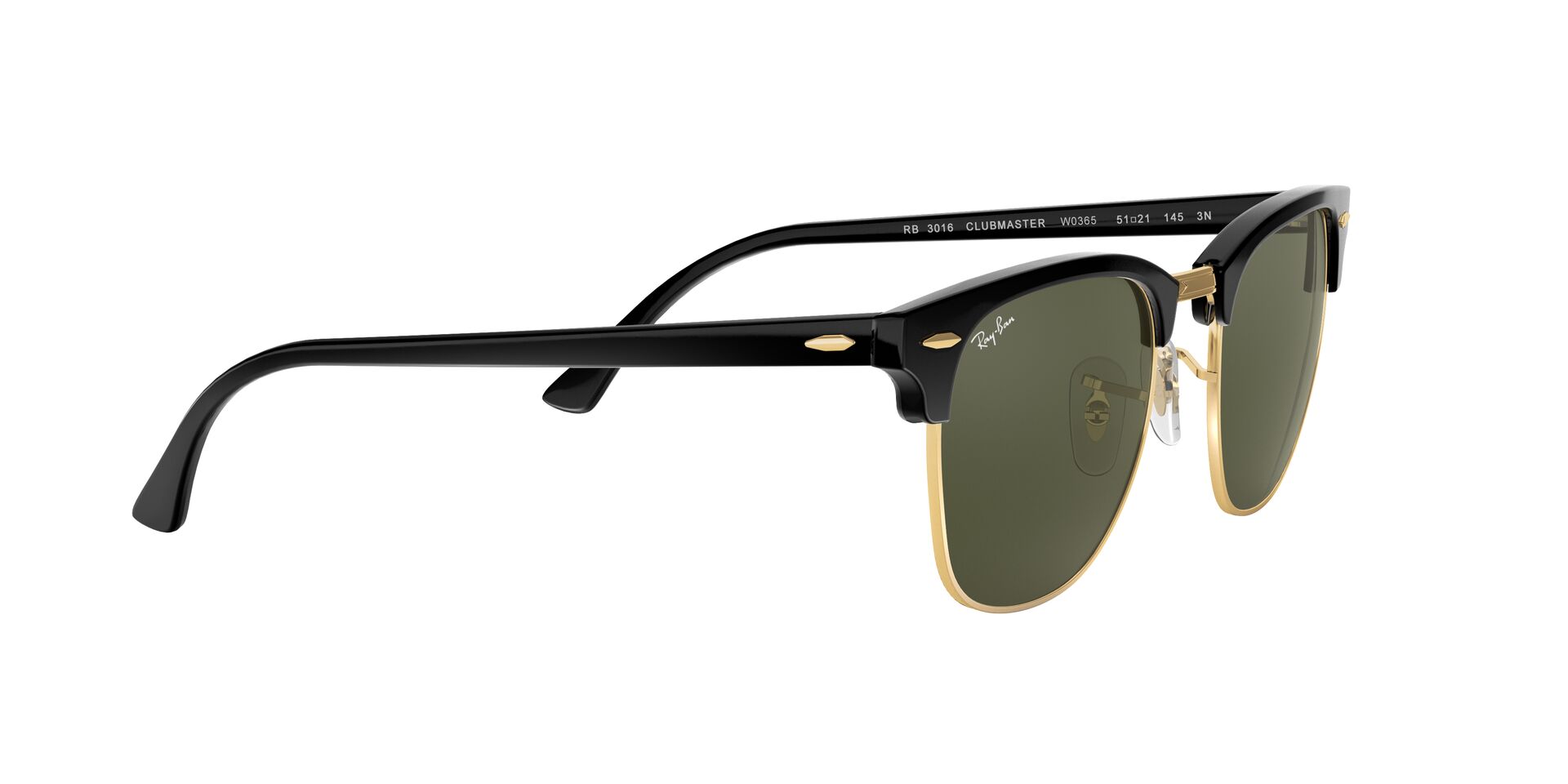 RAYBAN RB3016 CLUBMASTER W0365 51 SUNGLASSES
