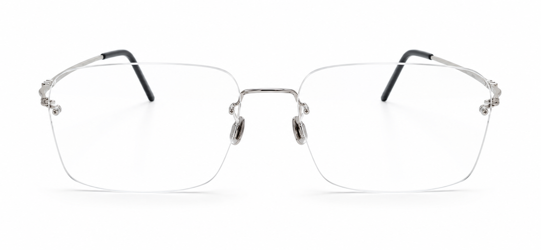 LINDBERG LTD065 492BB SPIRIT PRECIOUS DIAMOND SAPPHIRES WHITE GOLD 750 53 FRAME