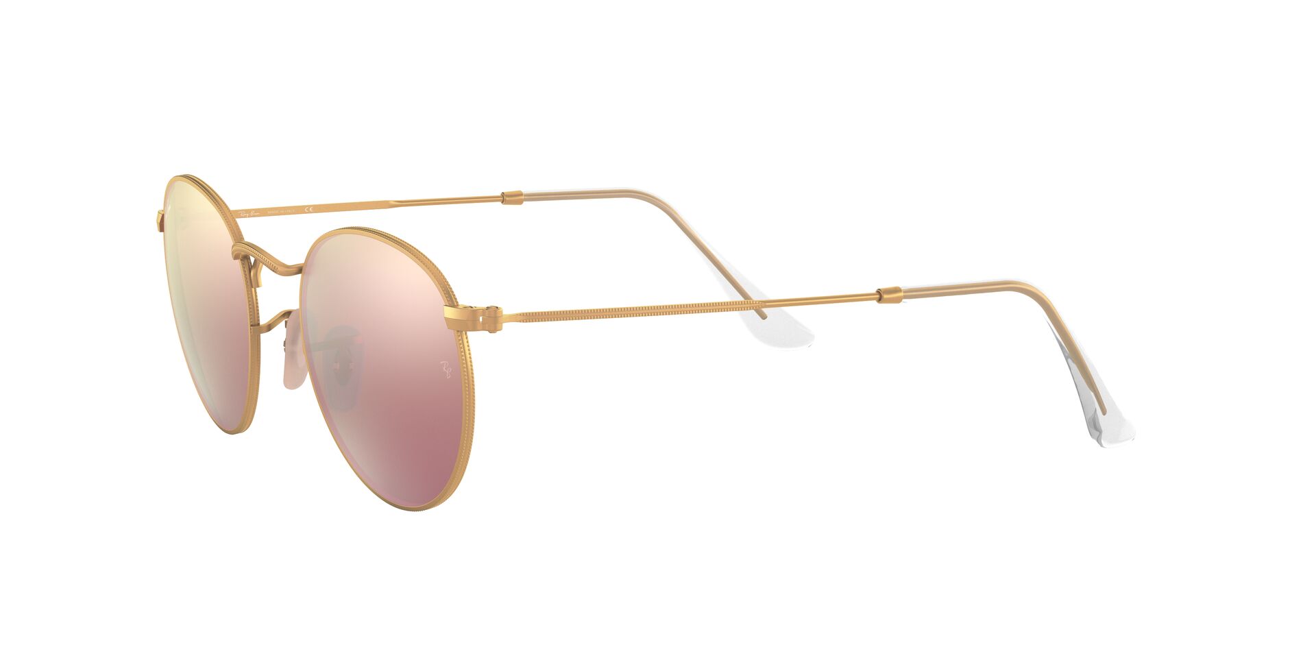 RAYBAN RB3447 ROUND METAL 112 Z2 50 SUNGLASSES