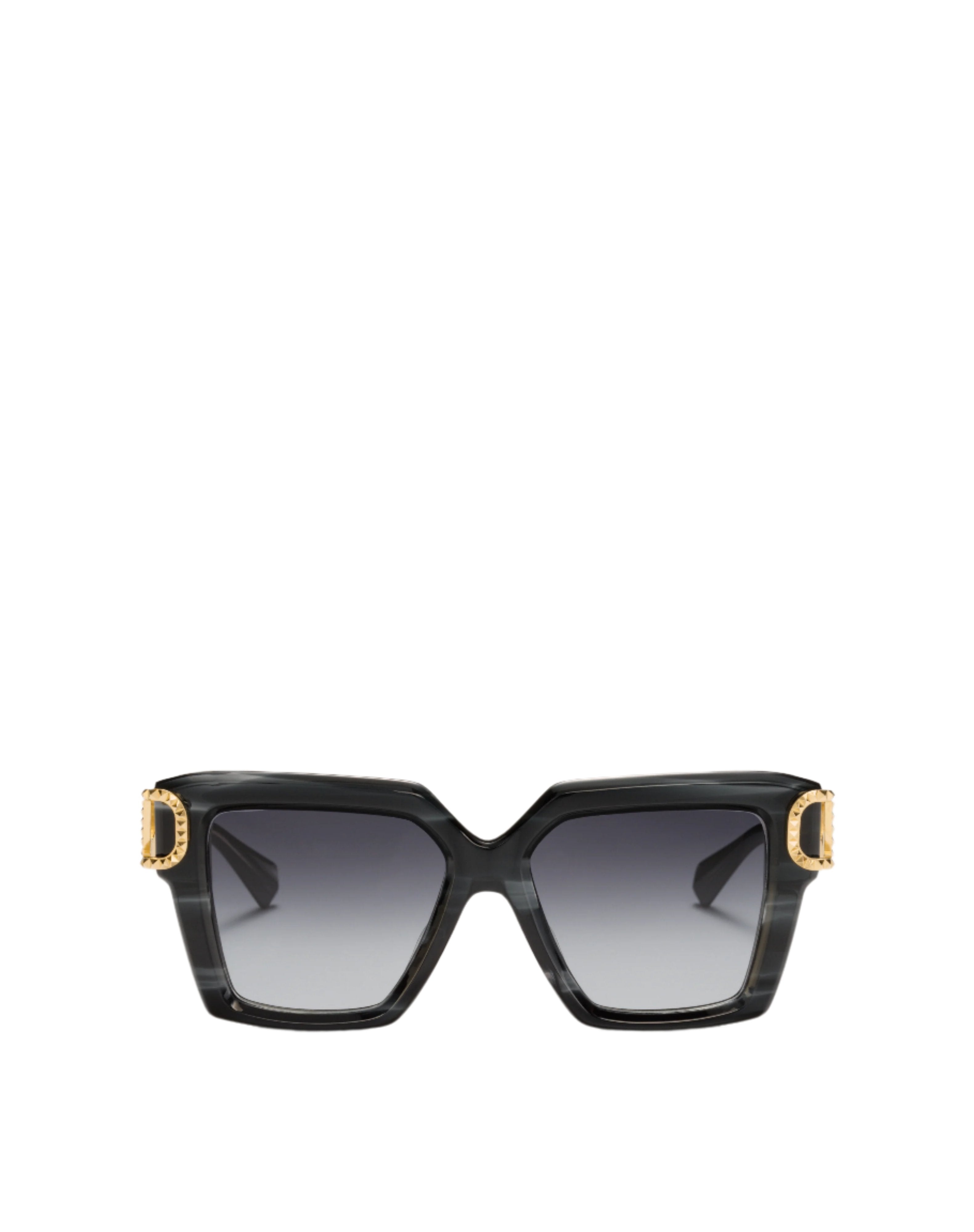 VALENTINO VLS107A V-UNO BLK GLD 55 SUNGLASSES
