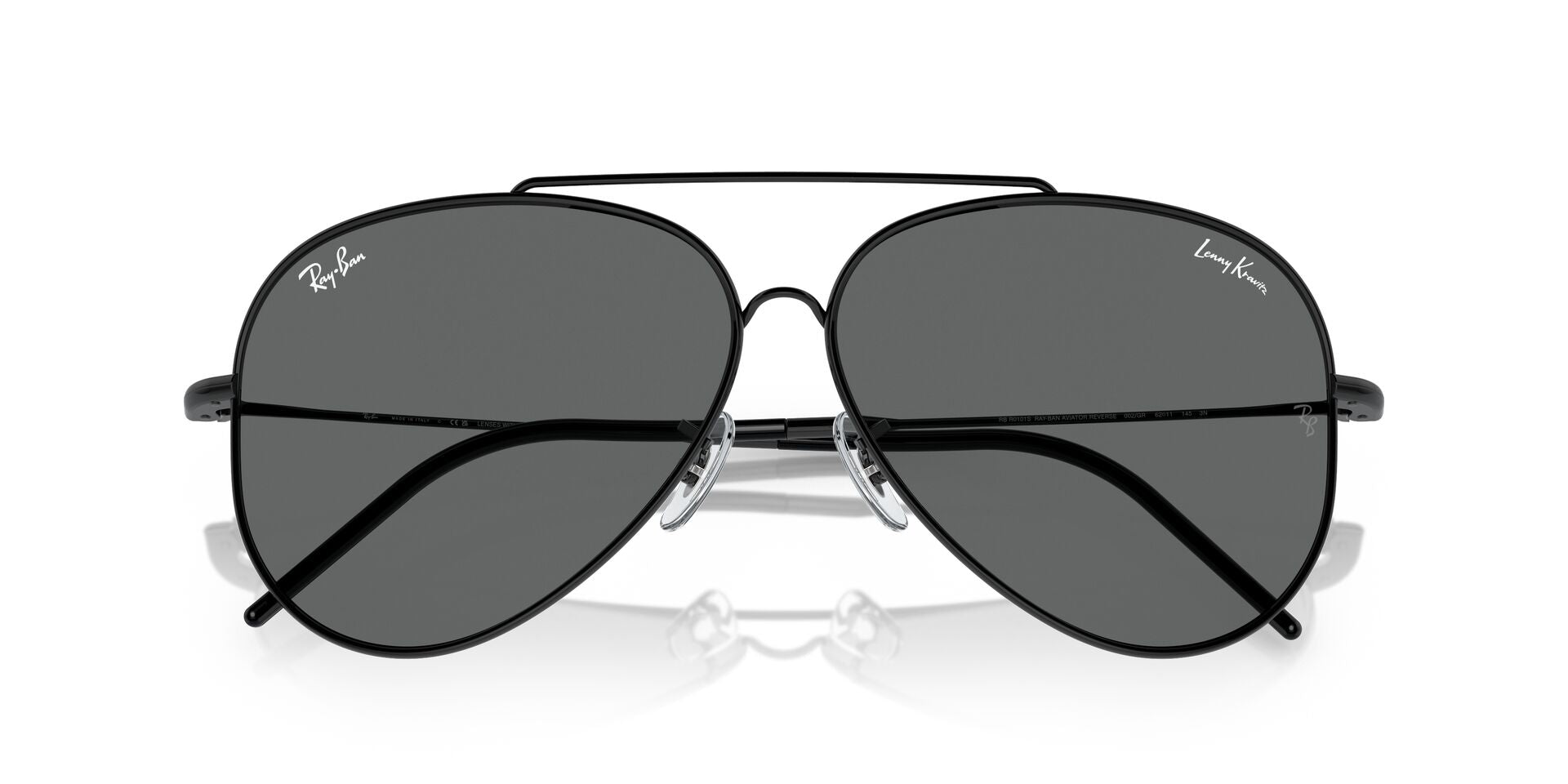 RAYBAN RBR0101S AVIATOR REVERSE 002/GR 62 SUNGLASSES