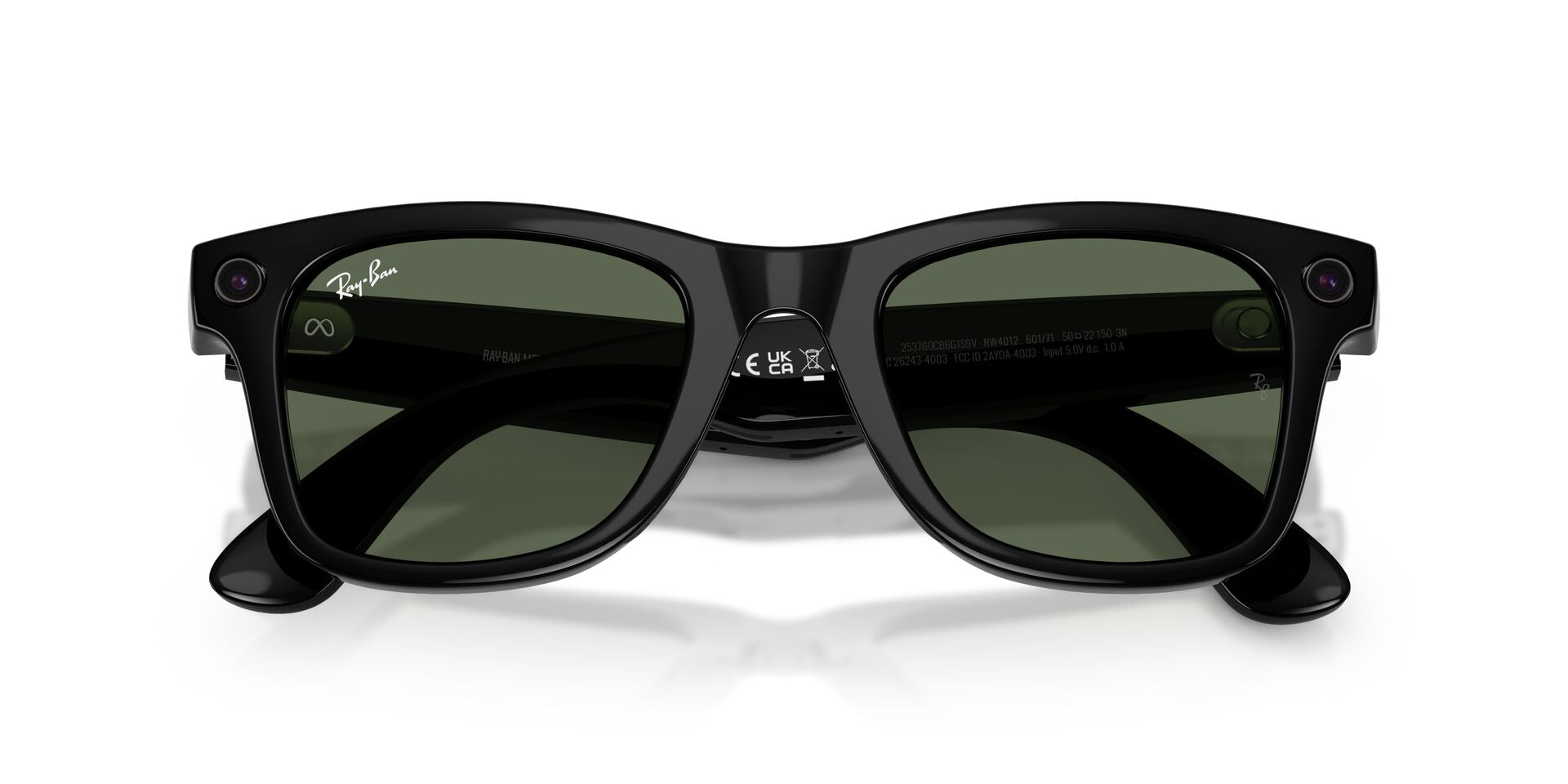 RAYBAN META 0RW4012 WAYFARER LARGE GEN 2 601/71 53 SUNGLASSES