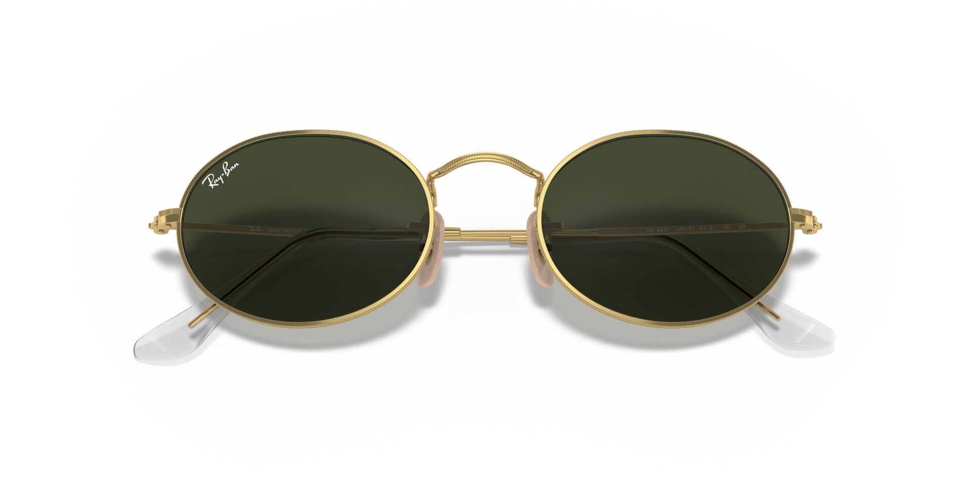 RAYBAN RB3547 OVAL 001/31 51 SUNGLASSES
