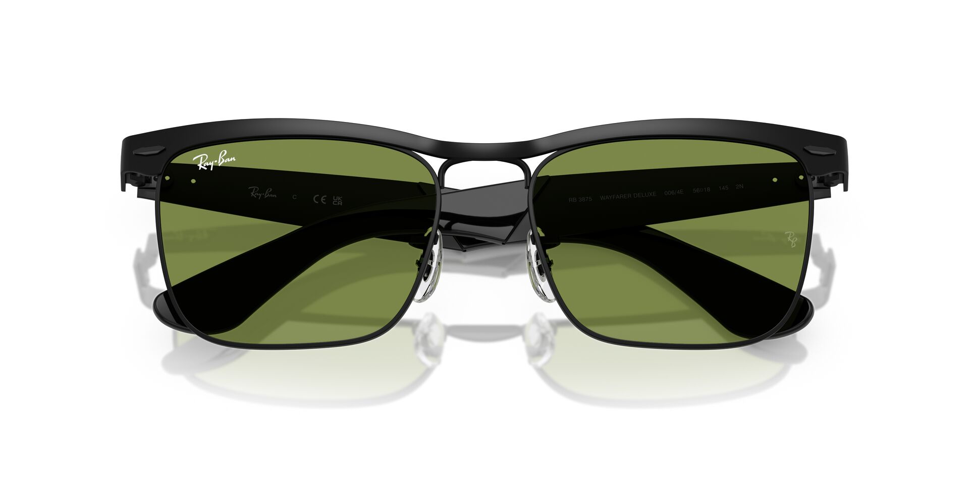 RAYBAN RB3875 WAYFARER DELUXE 0064E 53 SUNGLASSES