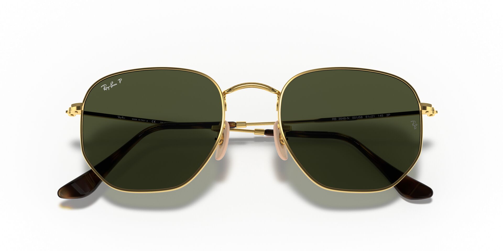 RAYBAN RB3548N HEXAGONAL 001 54 SUNGLASSES