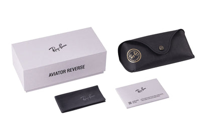 RAYBAN RBR0101S AVIATOR REVERSE 92023A 62 SUNGLASSES