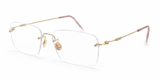 LINDBERG 2536 T980 903BE SPIRIT PRECIOUS DIAMOND YELLOW GOLD 750 53 FRAME