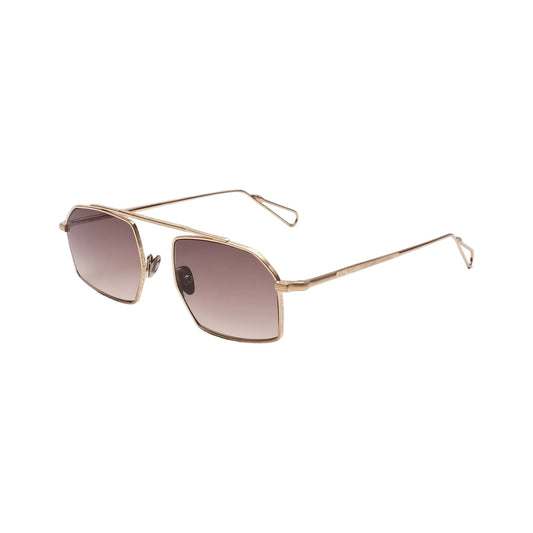 AHLEM ROYAL GREY GOLD BRUSHED 51 SUNGLASSES