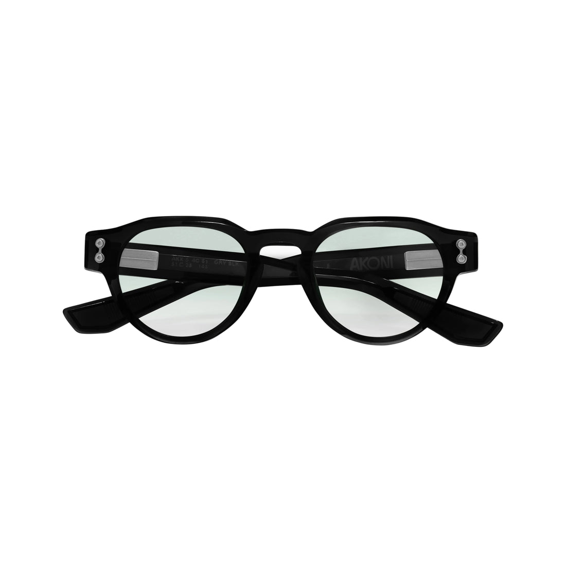 AKONI AKS549A ANDRA BLK BLK 47 SUNGLASSES