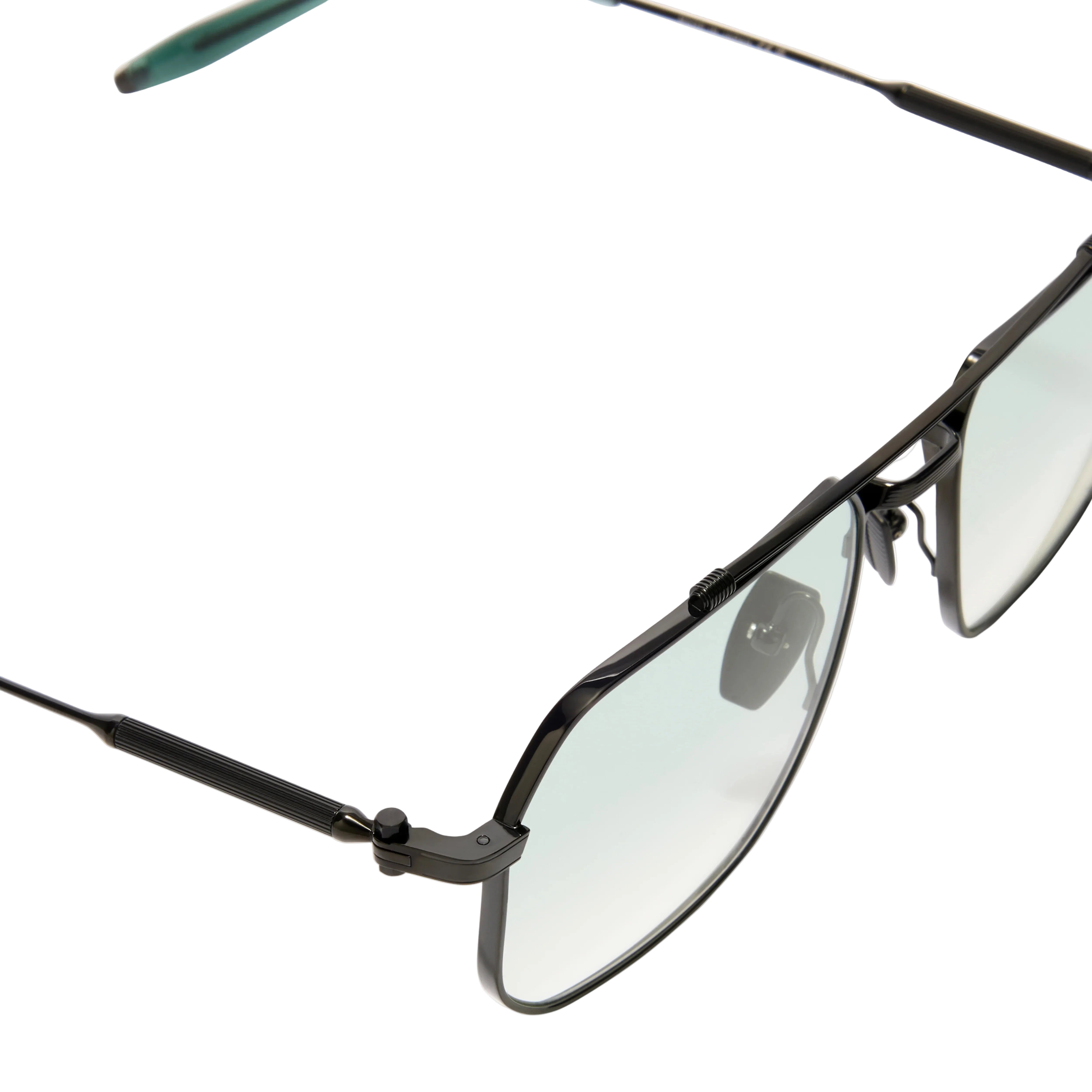 AKONI AKS545B ATLAS BLK GRN 55 SUNGLASSES
