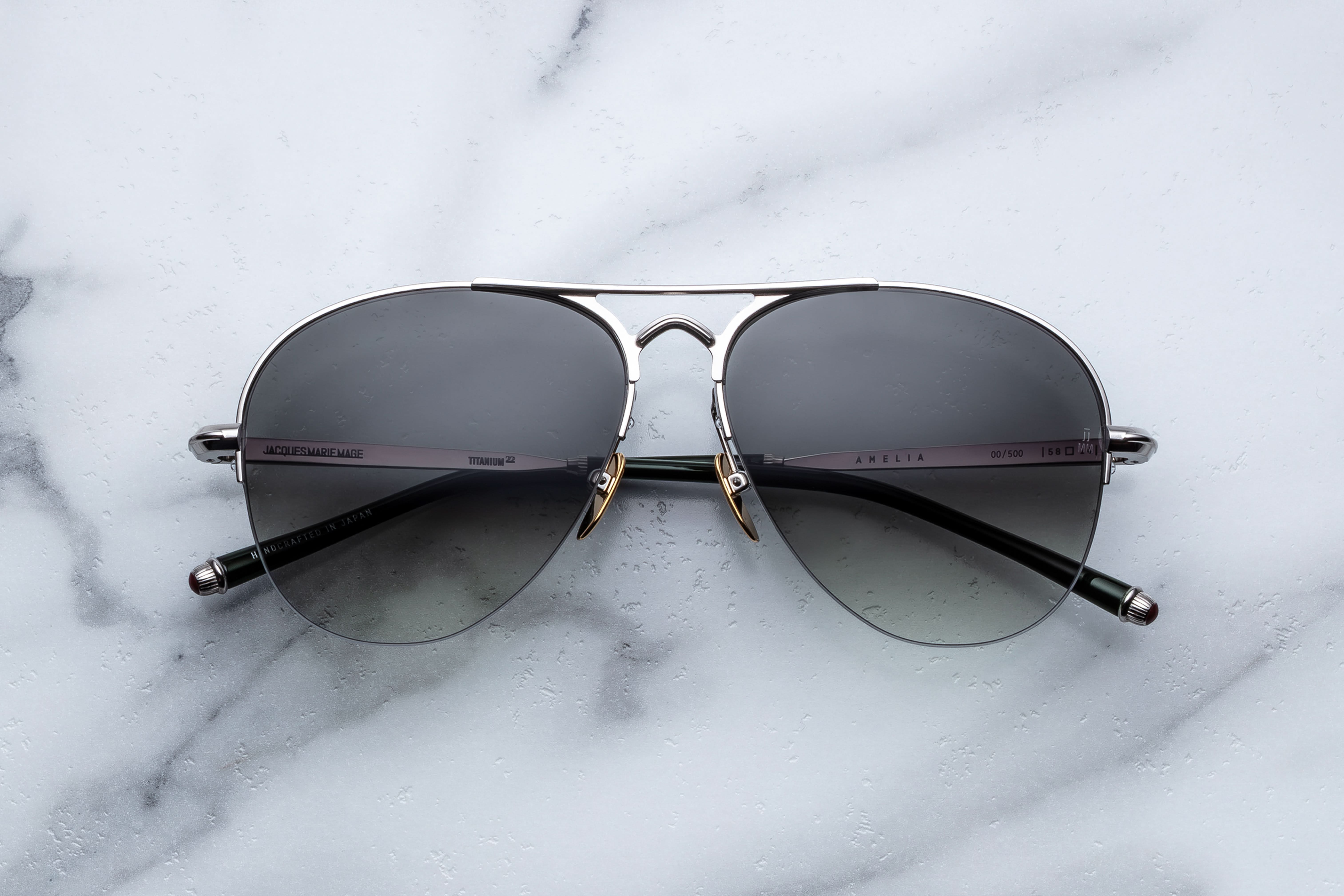 JACQUES MARIE MAGE AMELIA 443/500 JMMTV1N VIPER 58 SUNGLASSES