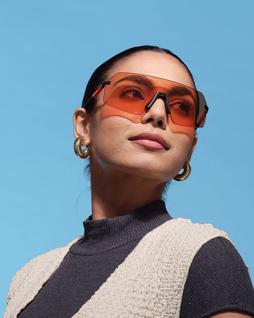PRADA PSB50S PRADA LINEA ROSSA 1BO90U 36 SUNGLASSES