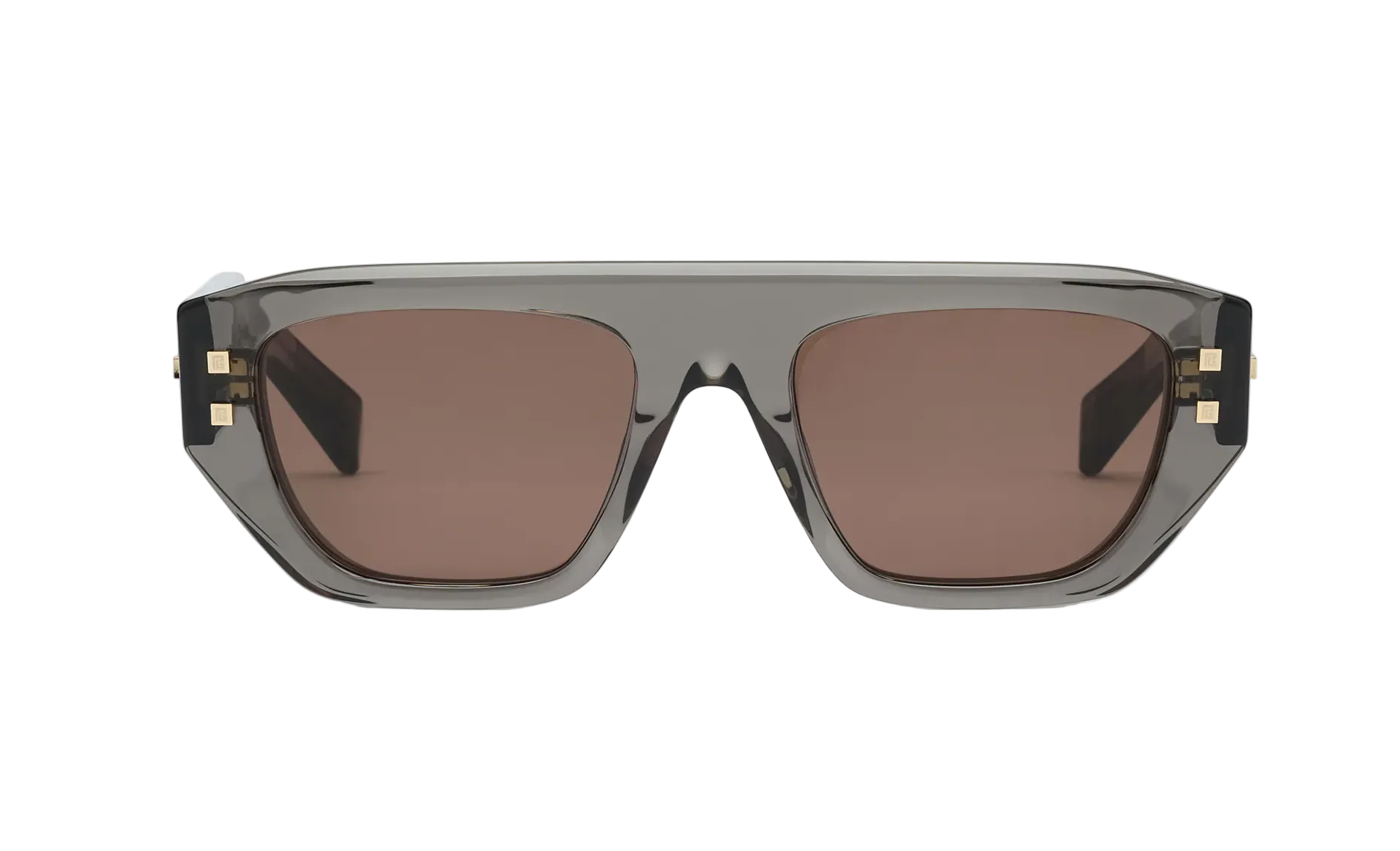 BALMAIN BPS176C B-ARMY II GRY GLD 54 SUNGLASSES