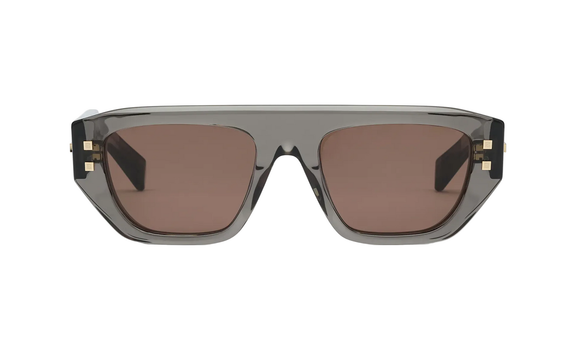 BALMAIN BPS176C B-ARMY II GRY GLD 54 SUNGLASSES