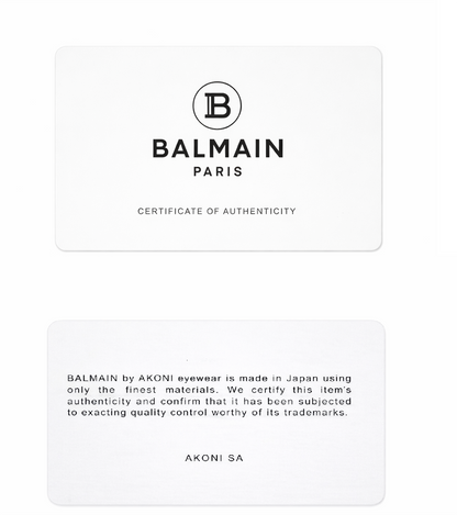 BALMAIN BPS168A TRIOMPHE BLK GLD 61 SUNGLASSES