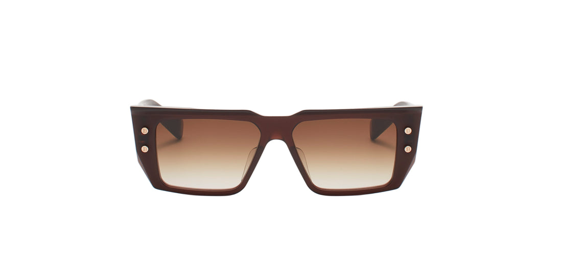 BALMAIN BPS128F B-VI BRN GLD 54 SUNGLASSES