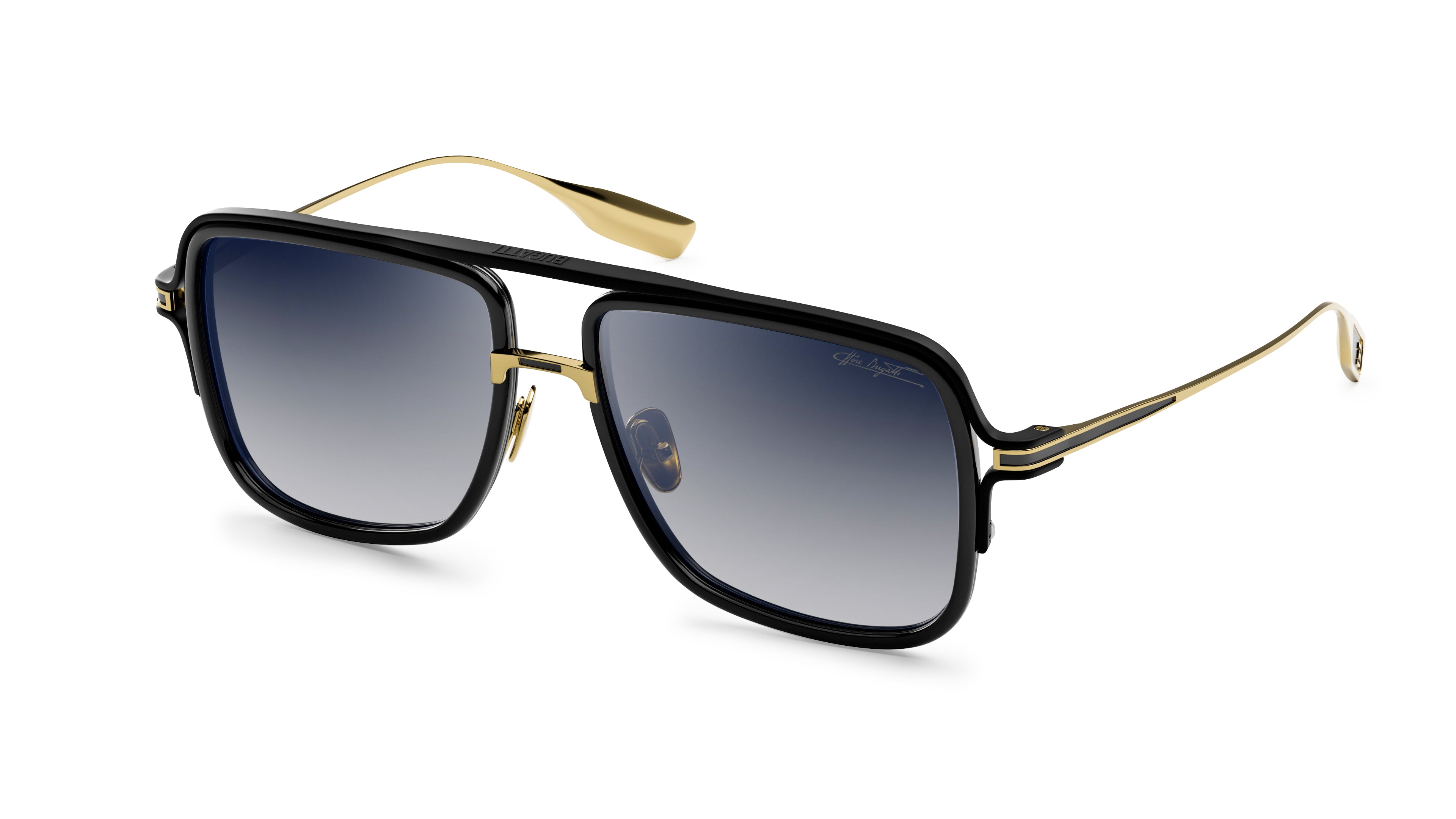 BUGATTI 102 MBK 24K BK 57 SUNGLASSES