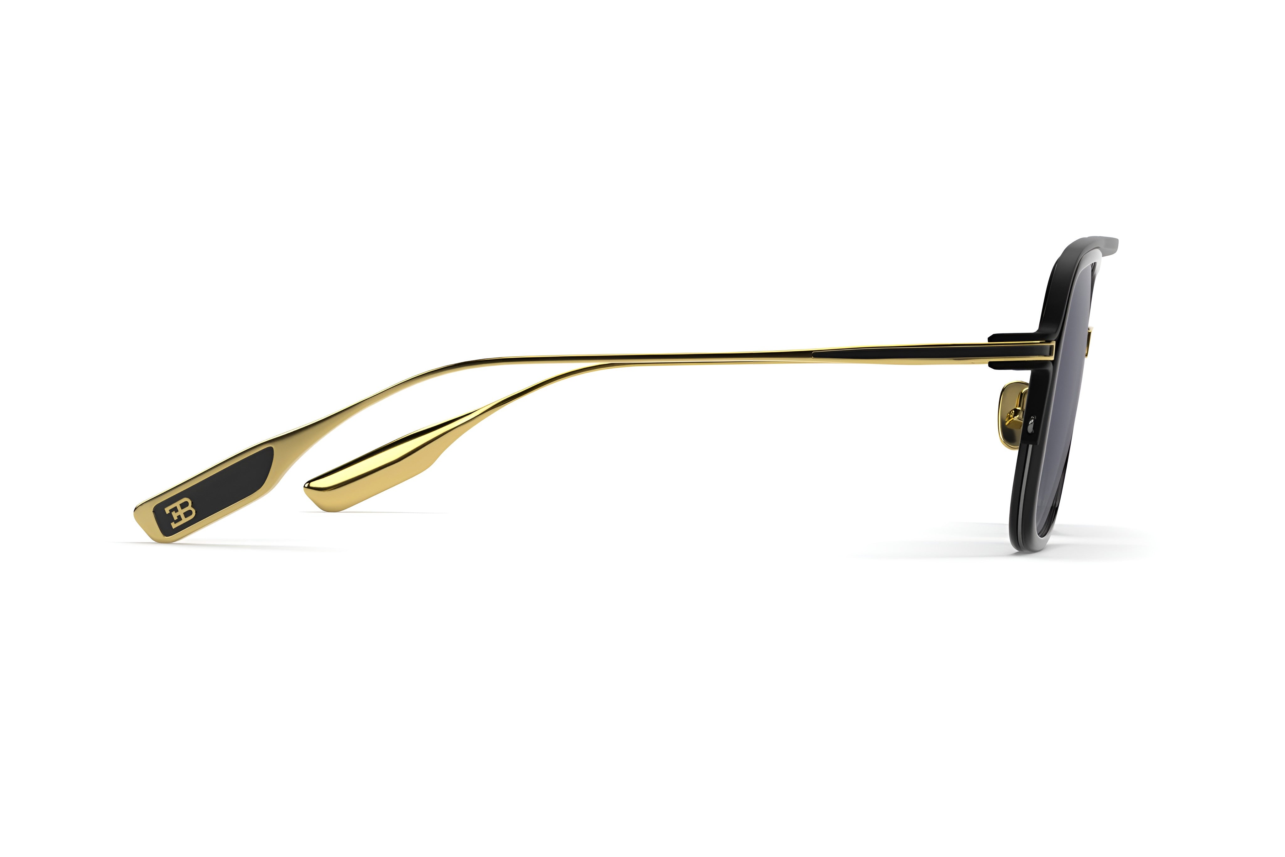 BUGATTI 102 MBK 24K BK 57 SUNGLASSES