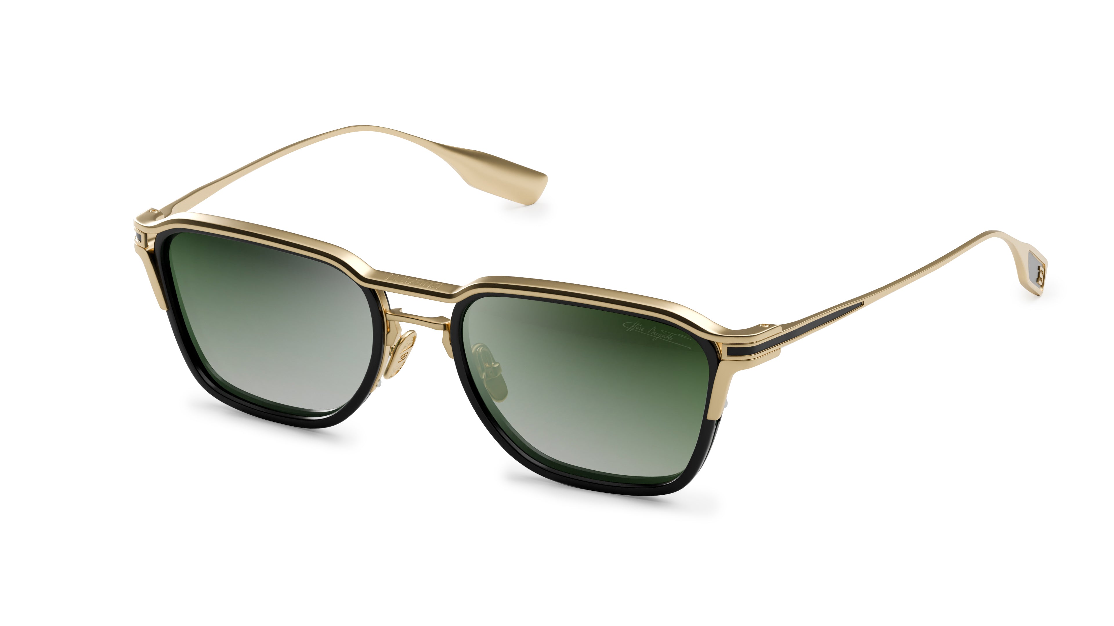 BUGATTI 50 BK 14K 52 SUNGLASSES