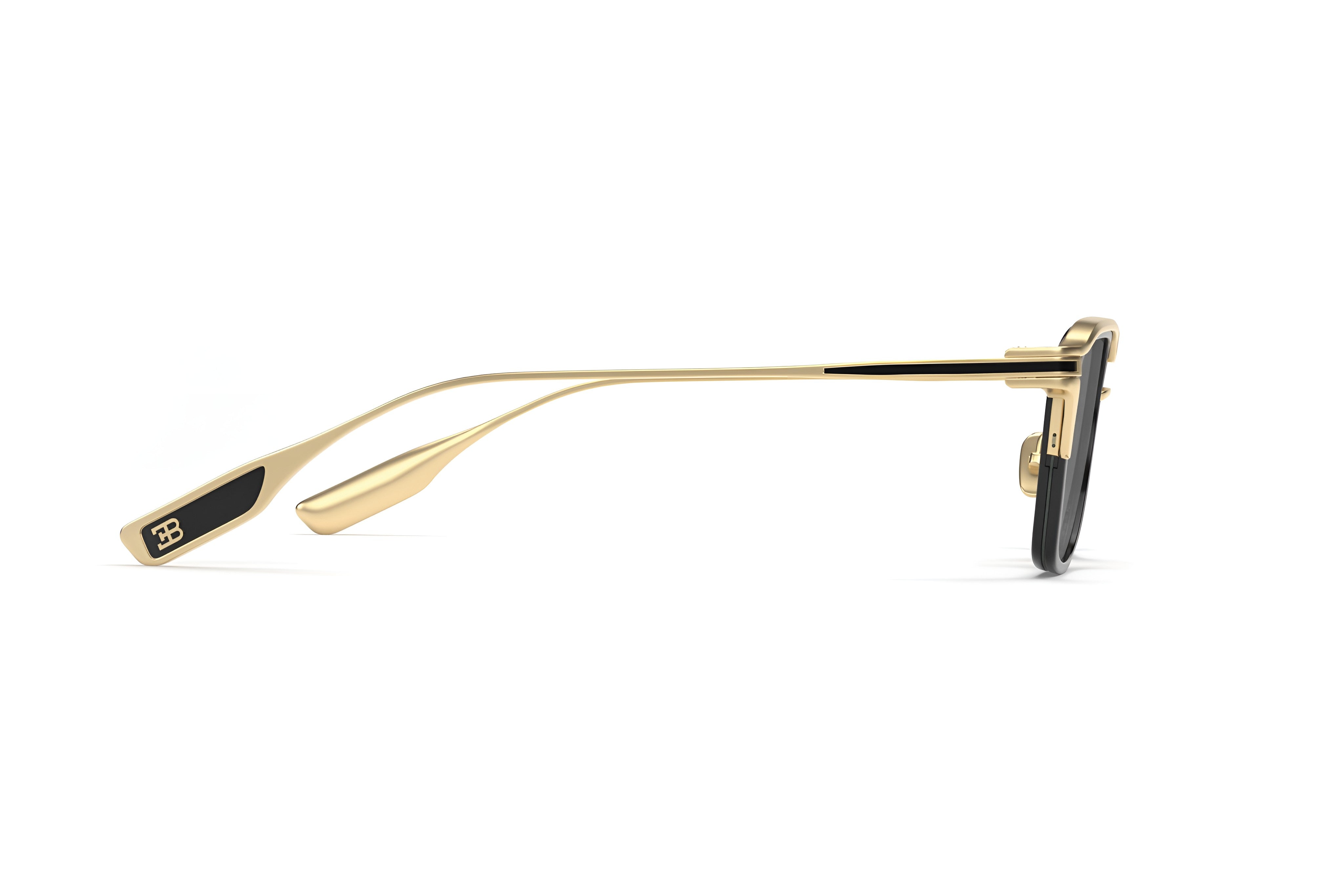 BUGATTI 50 BK 14K 52 SUNGLASSES