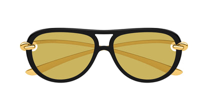 BOTTEGA VENETA BV1418S 001 58 SUNGLASSES