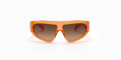 BALMAIN PARIS BPS143D B-ESCAPE ORG GLD 62 SUNGLASSES