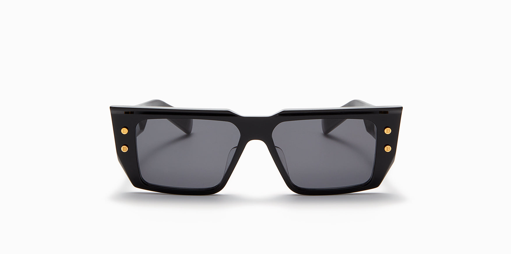 BALMAIN PARIS BPS128A B-VI BLK GLD 54 SUNGLASSES