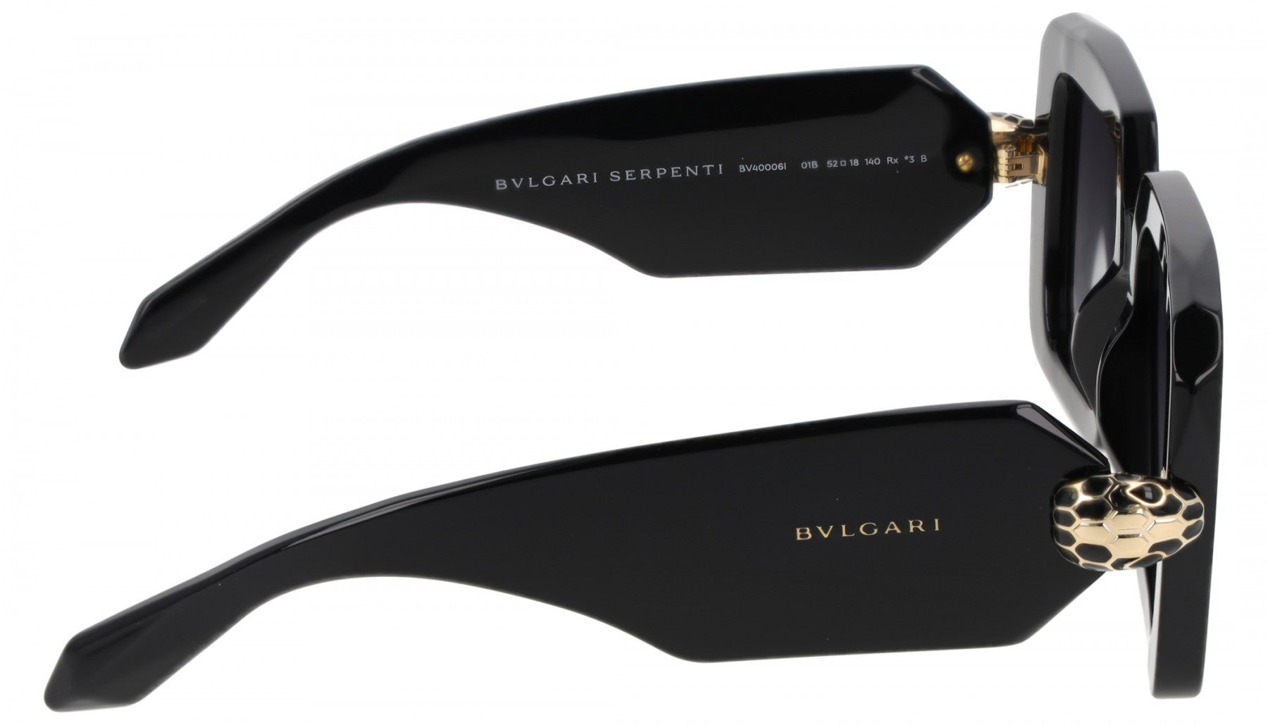 BVLGARI BV40006I 01B 52 SUNGLASSES