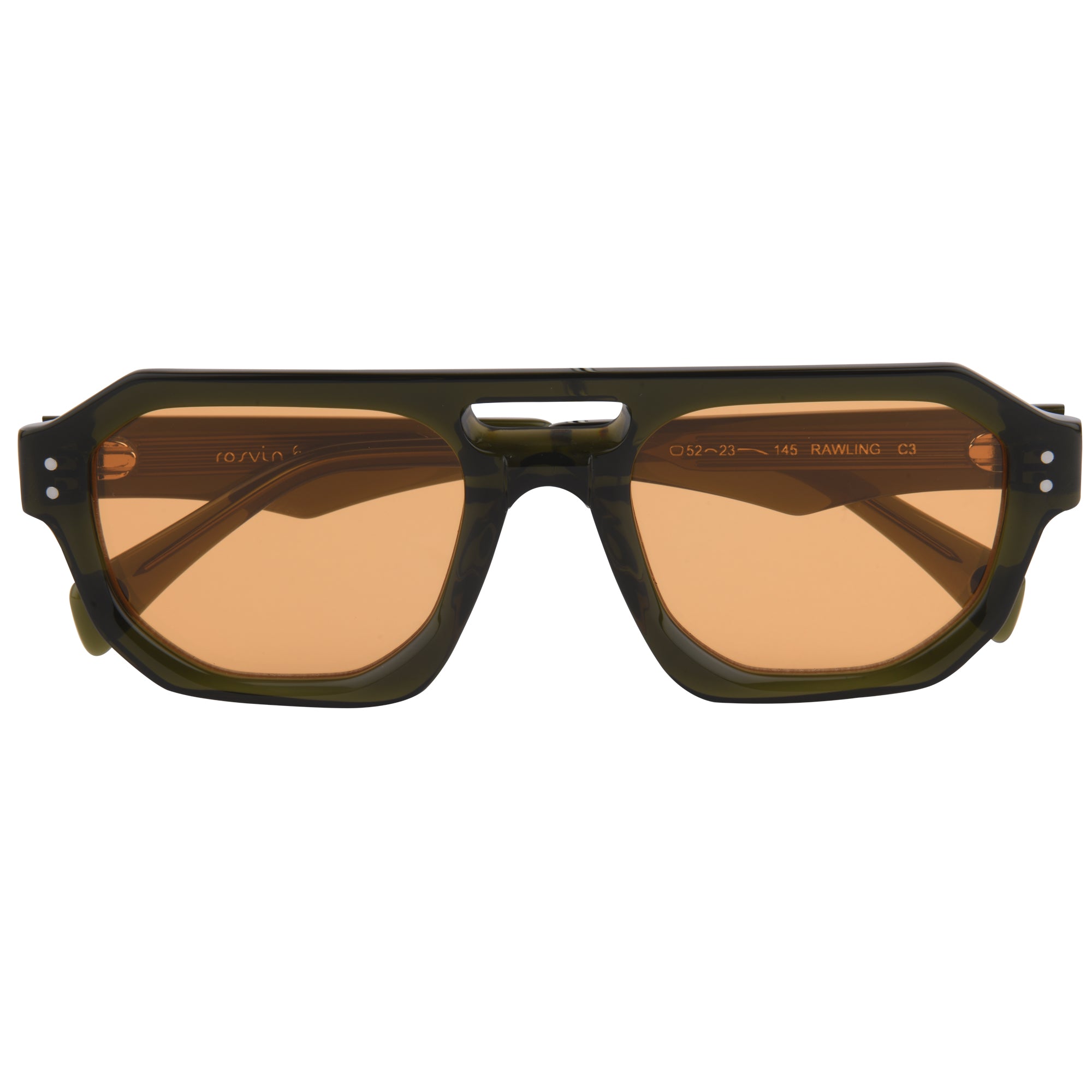 ROSVIN BUGS RAWLING SUN C3 52 SUNGLASSES