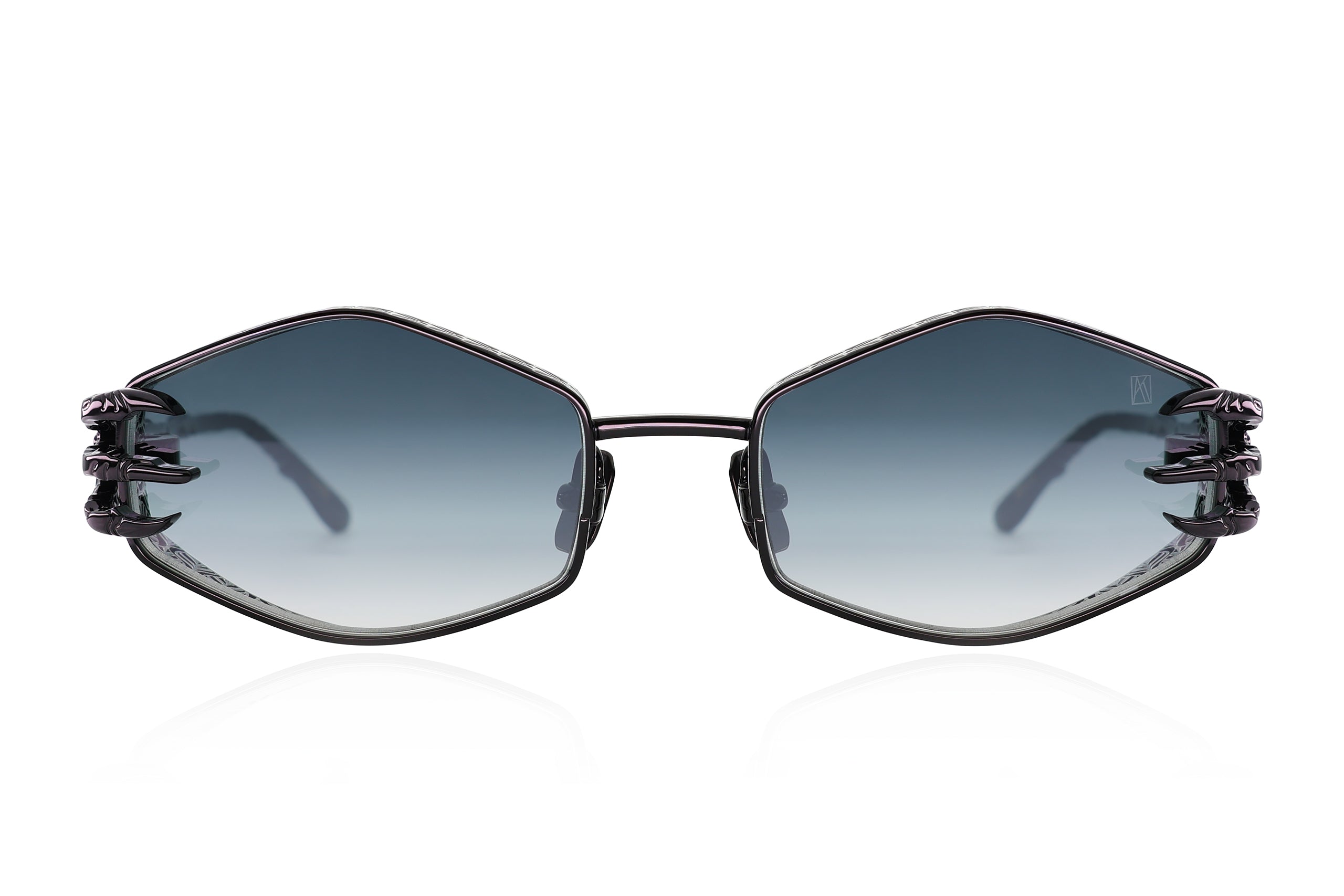 ANNA KARIN CLAW PLUME BLACK 58 SUNGLASSES