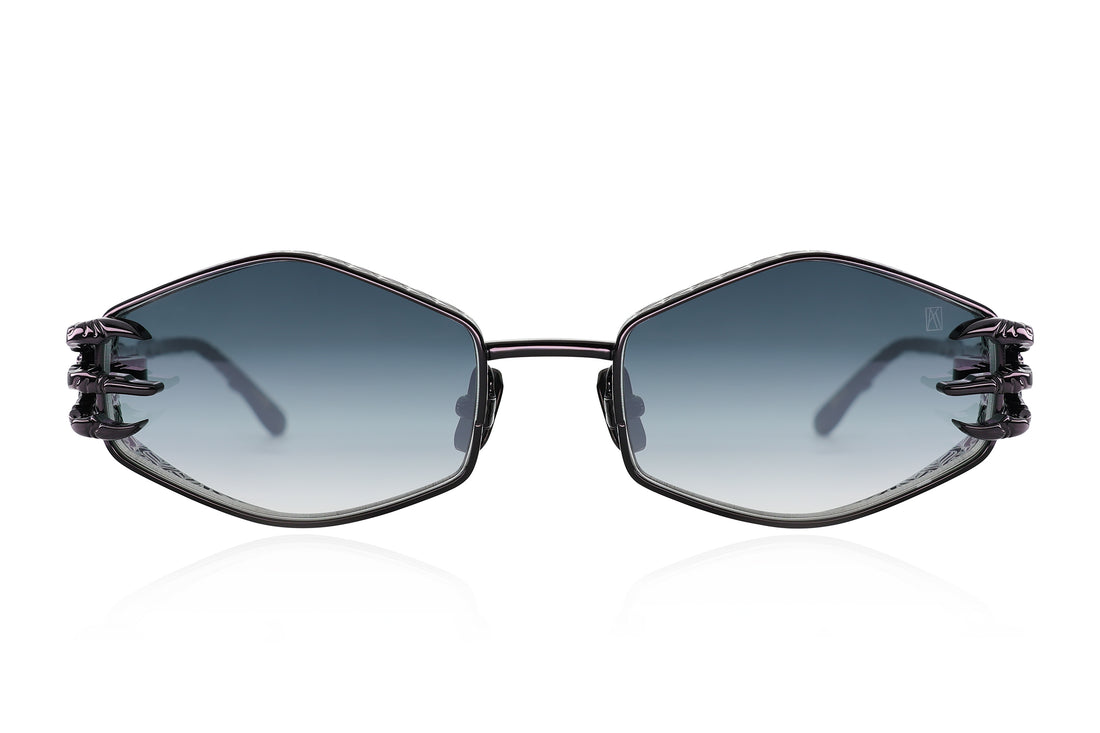 ANNA KARIN CLAW PLUME BLACK 58 SUNGLASSES