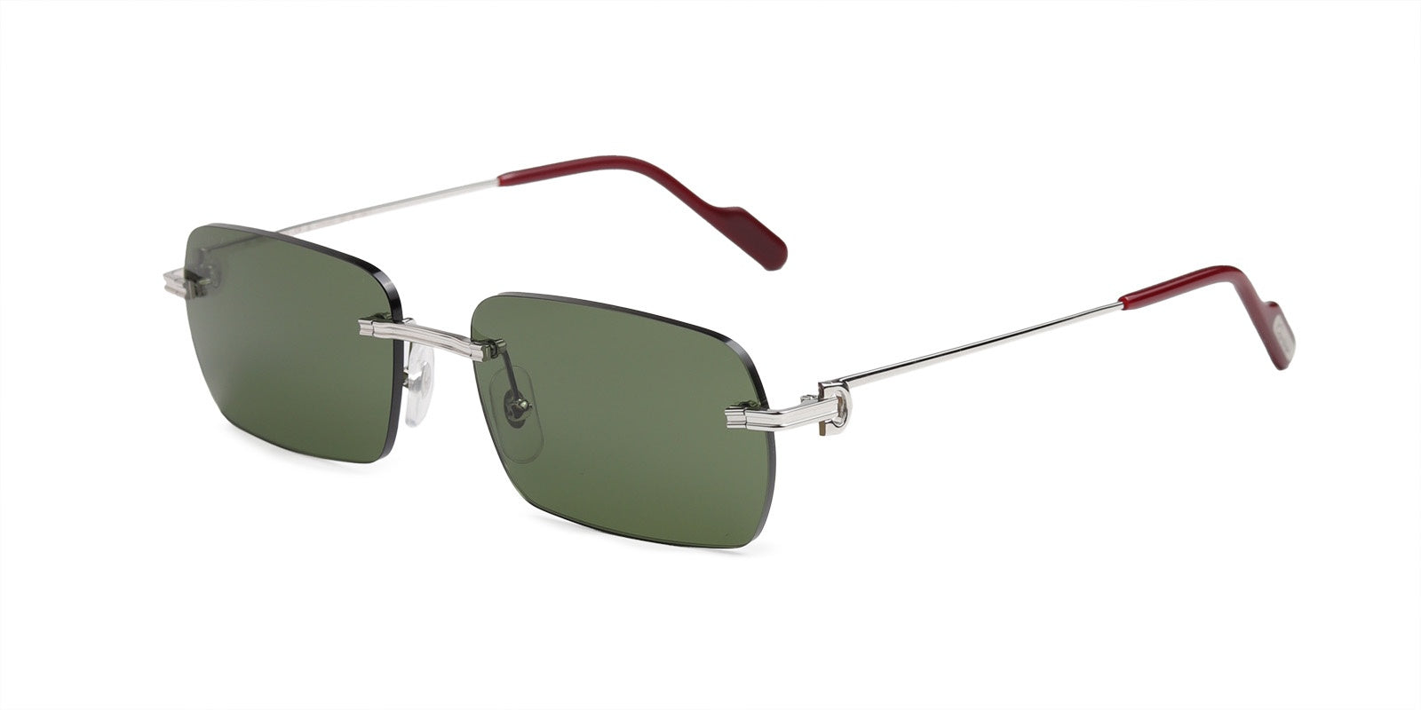 CARTIER CT0012CS  027 0001 Rimless 57 140 Metal SUNGLASSES