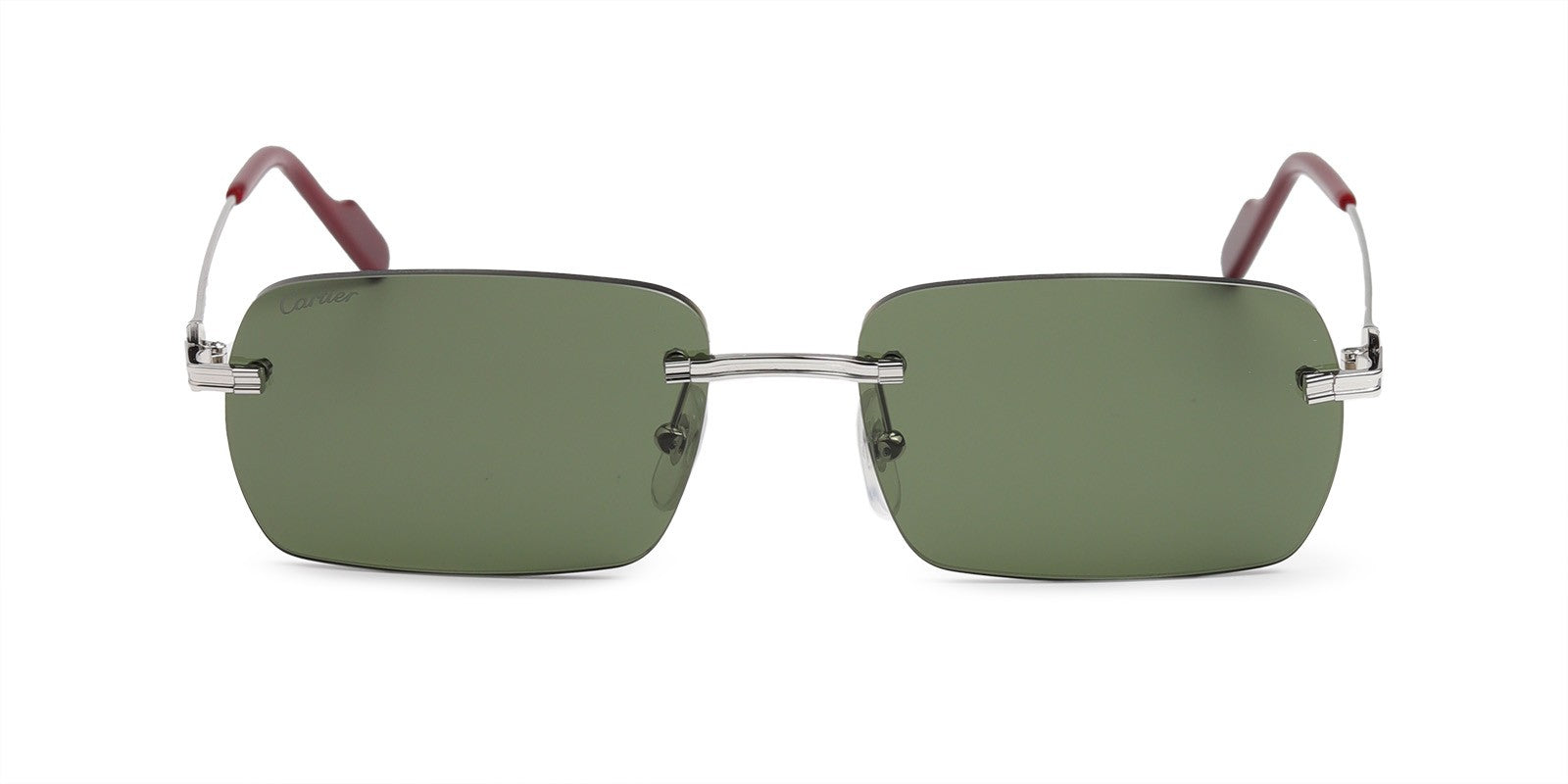 CARTIER CT0012CS  027 0001 Rimless 57 140 Metal SUNGLASSES