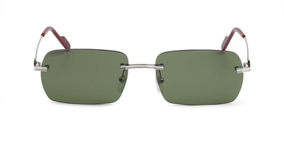 CARTIER CT0012CS  027 0001 Rimless 57 140 Metal SUNGLASSES
