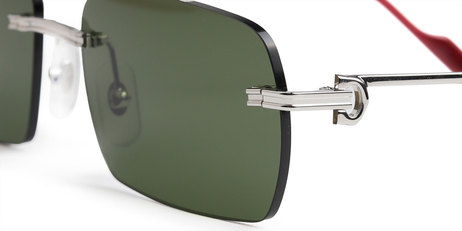 CARTIER CT0012CS  027 0001 Rimless 57 140 Metal SUNGLASSES