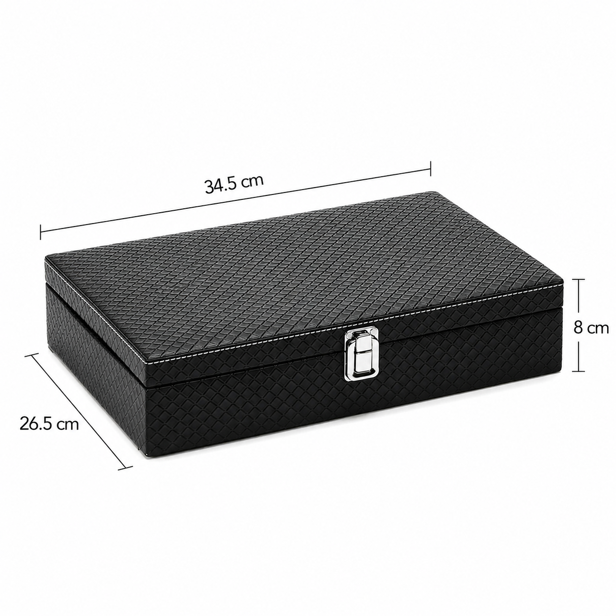 Eyewear 8  Slot Black Organizer Tray