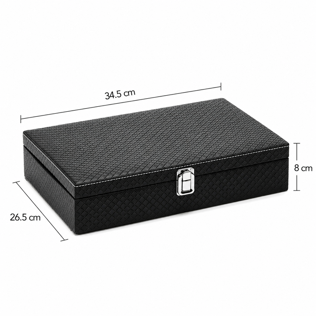 Eyewear 8  Slot Black Organizer Tray