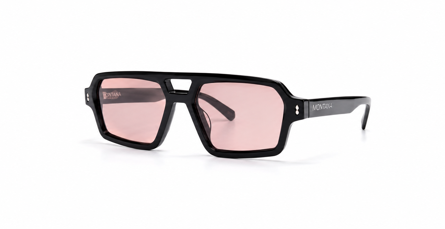 FRAME MONTANA FM30 1 BLACK RED 55 SUNGLASSES