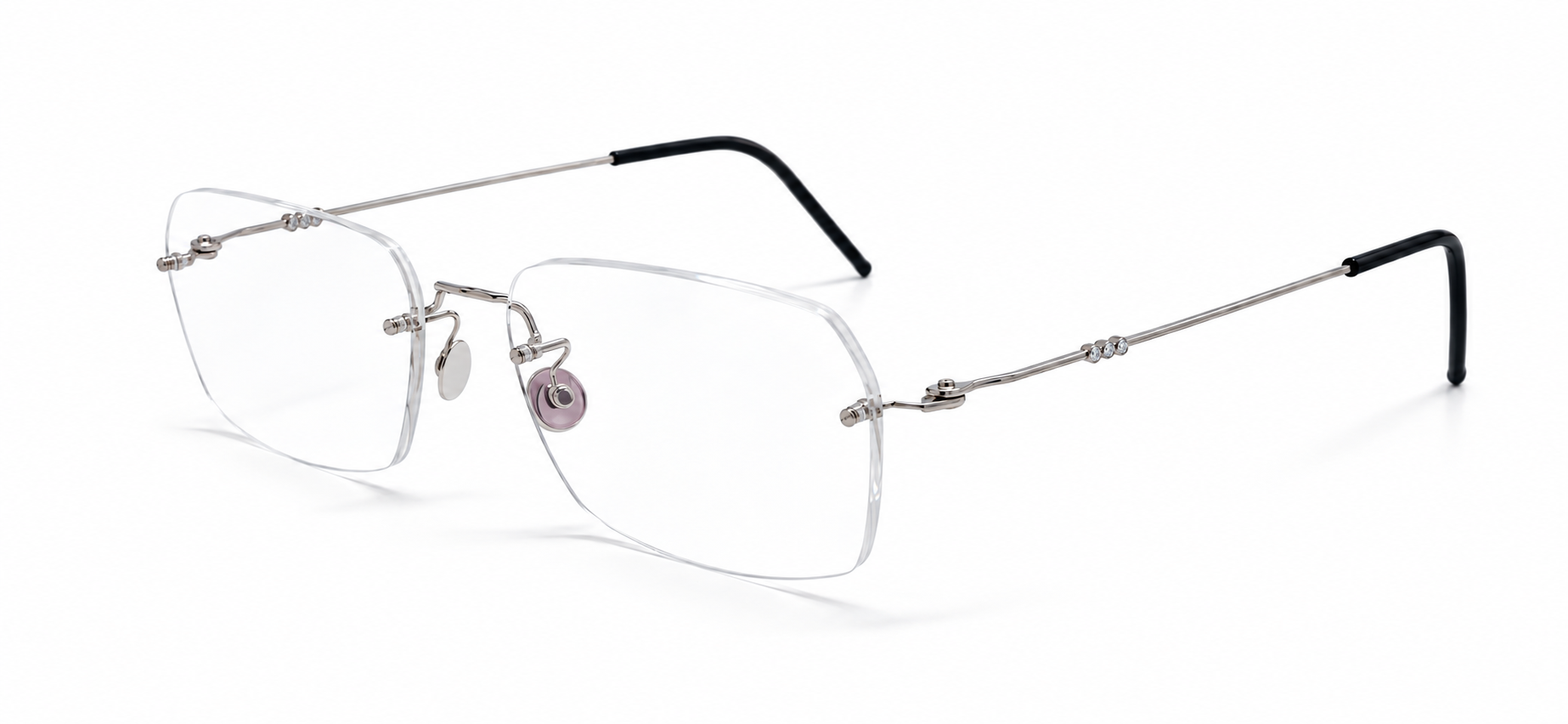 LINDBERG LTD065 492BB SPIRIT PRECIOUS DIAMOND SAPPHIRES WHITE GOLD 750 53 FRAME