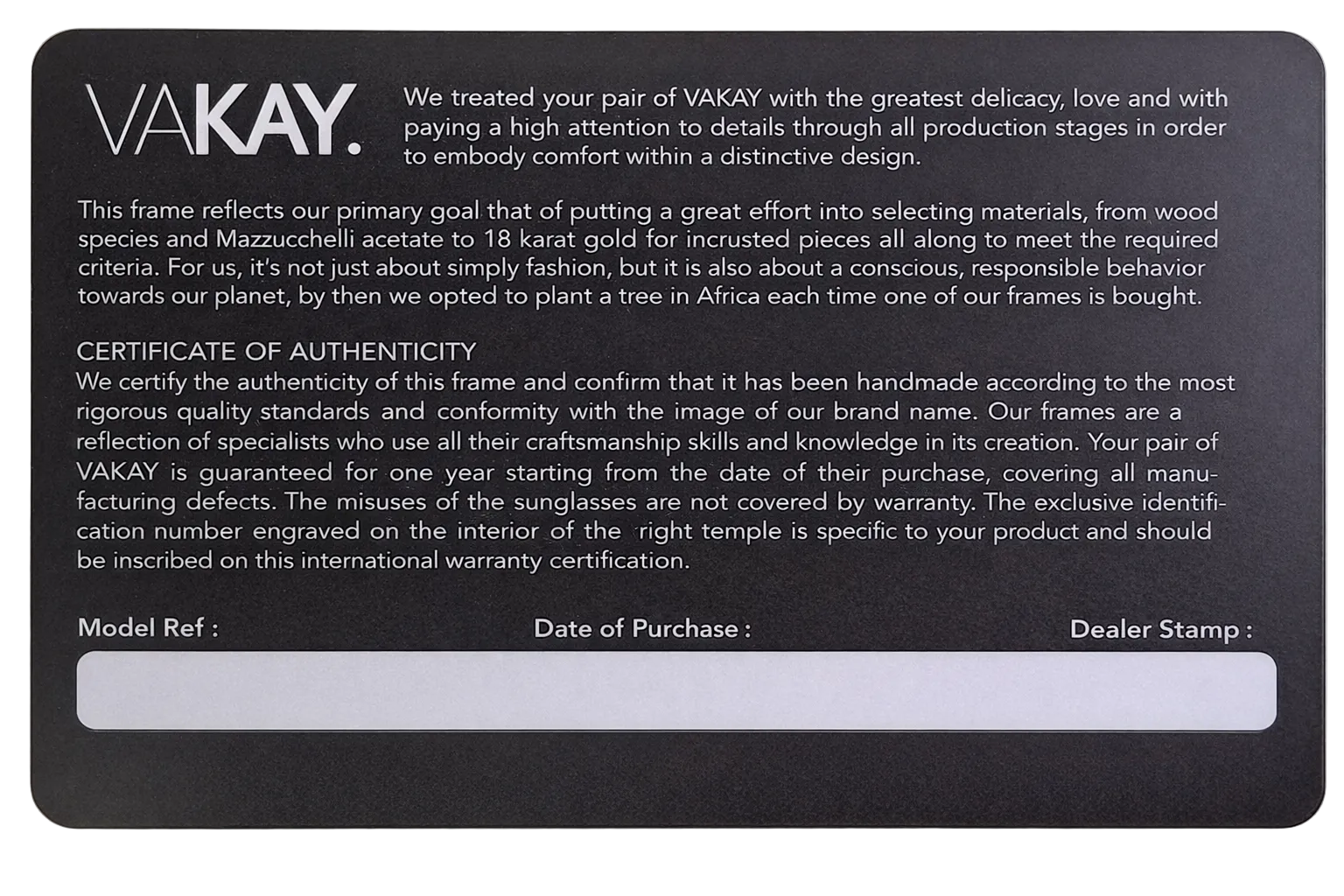 VAKAY STUBBORN V7 44 SUNGLASSES