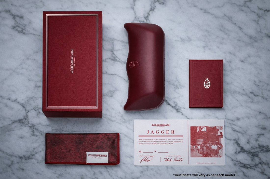 JACQUES MARIE MAGE SARTRE 13/500 JMMTQ15A NOIR 15 49 SUNGLASSES