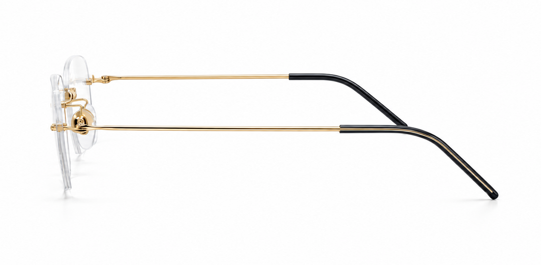 LINDBERG 2539 T951 114BA SPIRIT PRECIOUS YELLOW GOLD BLK 750 53 FRAME