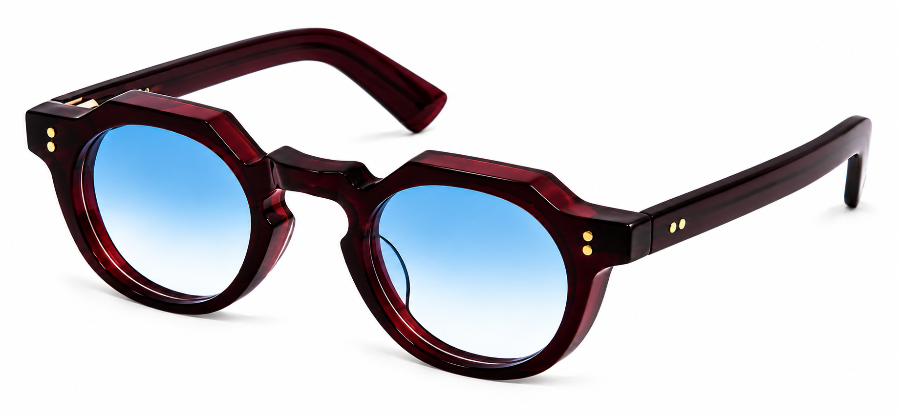 FRAME MONTANA FM18 BURGUNDY BLUE 44 SUNGLASSES