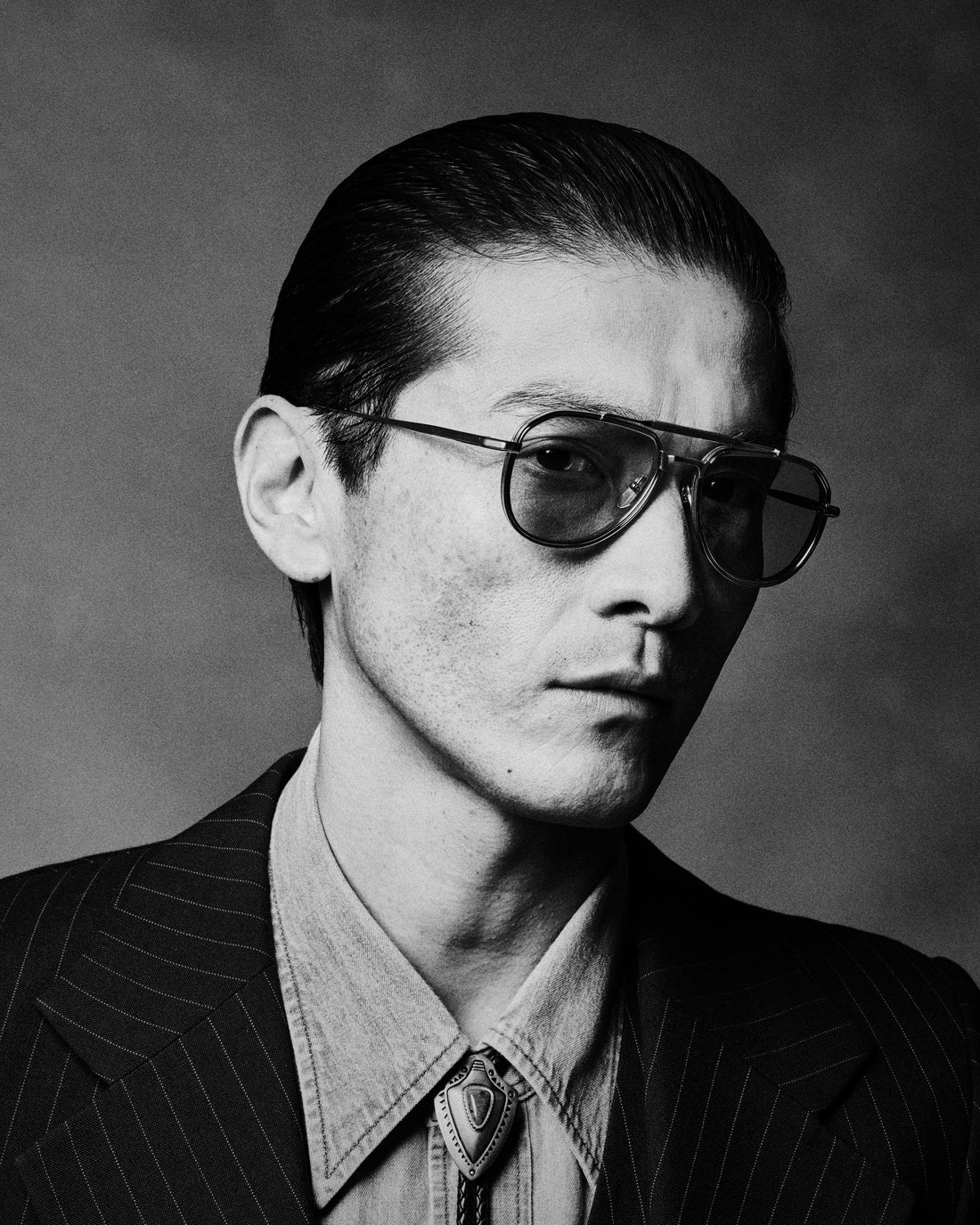 JACQUES MARIE MAGE COMMANDER 109/200 JMMMD22 CHAMPAGNE 56 SUNGLASSES