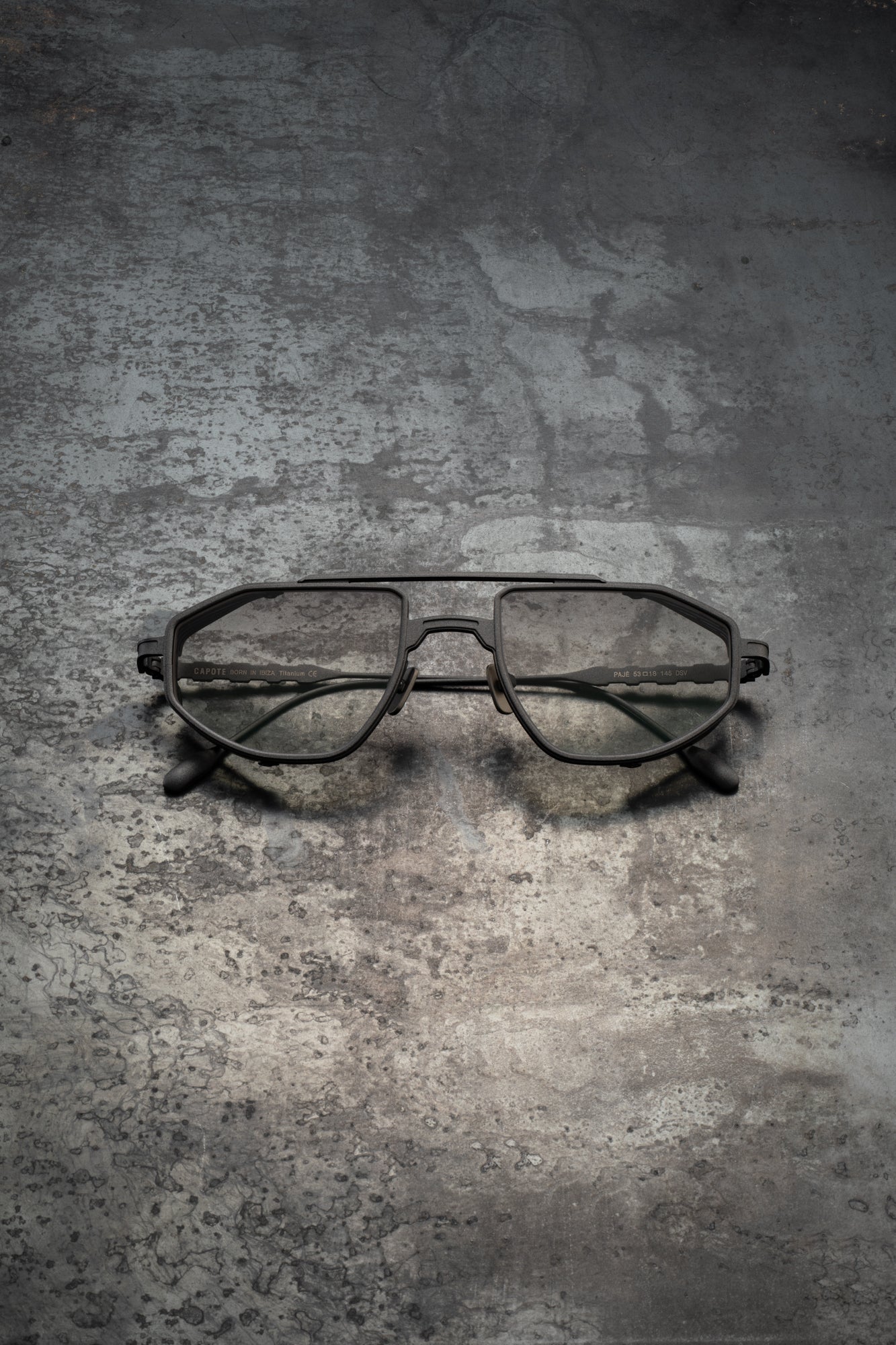 CAPOTE PAJE BLK BLACK 53 SUNGLASSES