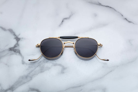 JACQUES MARIE MAGE DASAN 179/500 JMMDS40 GOLD SUNGLASSES