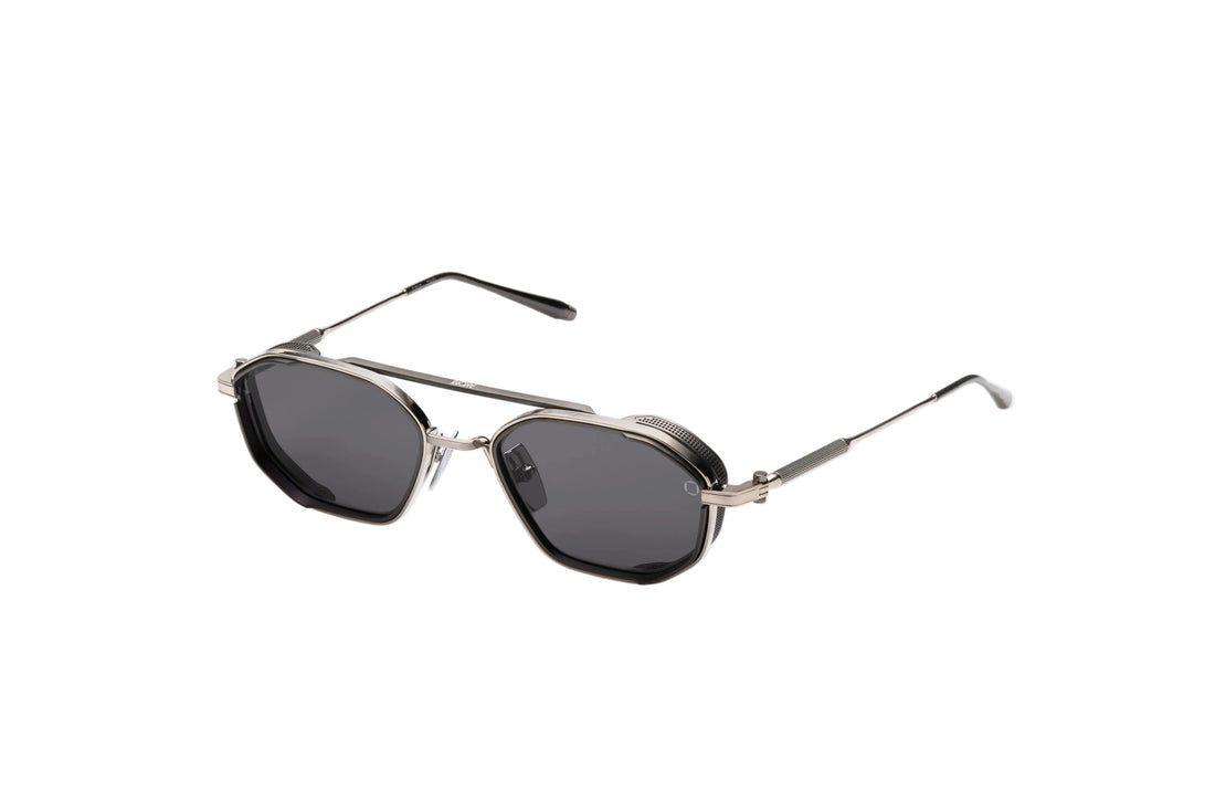 AKONI AKS508E ERIS TWO SLV BLK 51 SUNGLASSES