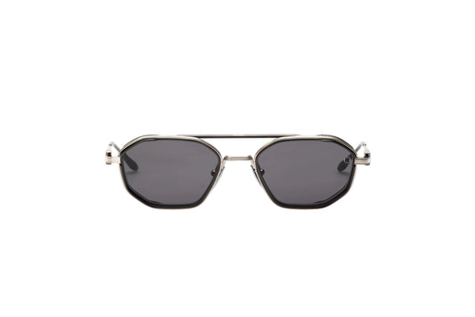 AKONI AKS508E ERIS TWO SLV BLK 51 SUNGLASSES