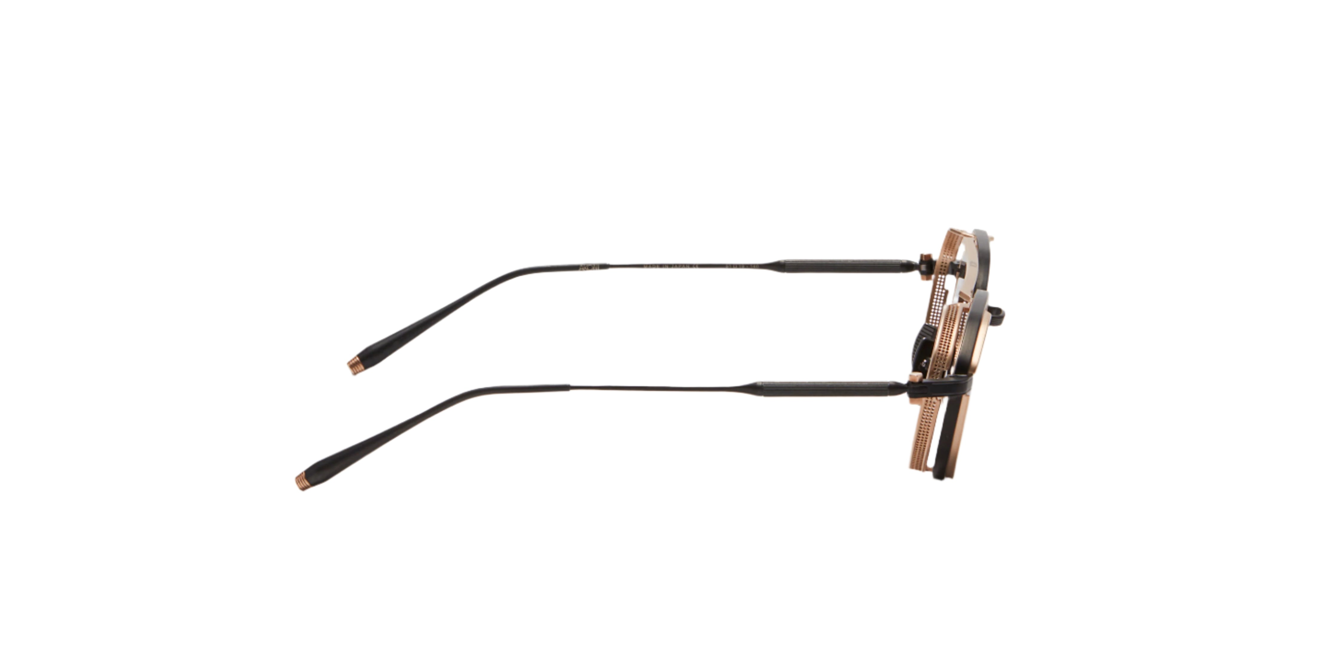 AKONI AKS508C BLK GLD 51 SUNGLASSES