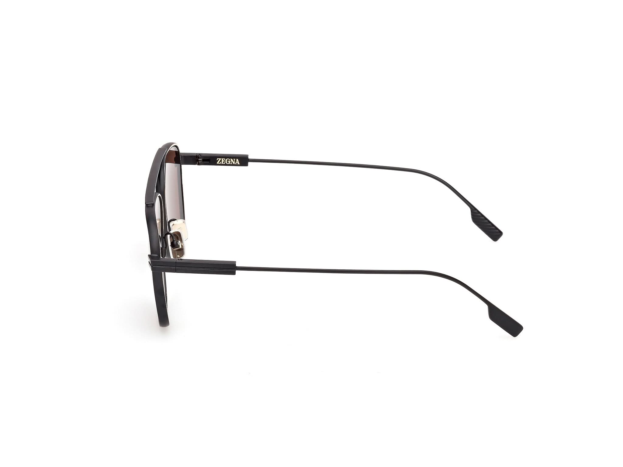 ZEGNA EZ0291 02E 57 SUNGLASSES
